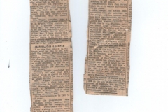 Local Newspaper cuttings re ; Presentation to Mrs Winsmore-Hooper